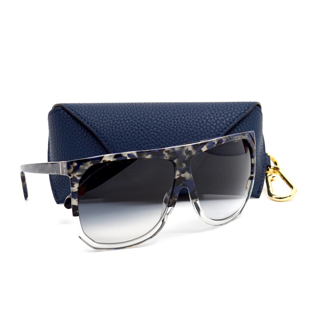LOEWE LW40001F 56B FILIPA TRANSPARENT GREY SMOKE GRADIENT AUTHENTIC SUNG… - Picture 9 of 14